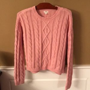 Dusty rose sweater from Garage, size small